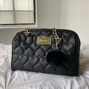 Brand New Betsey Johnson Black Quilt Purse